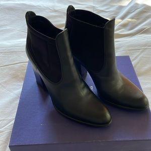 Stewart Weitzman black booties